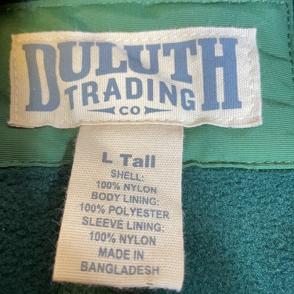 DULUTH TRADING CO. Men's  Jacket Large Tall - Picture 5 of 7